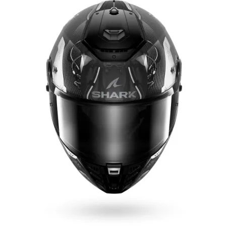 SHARK casque moto intégral SPARTAN RS CARBON XBOT carbone / anthracite / argent