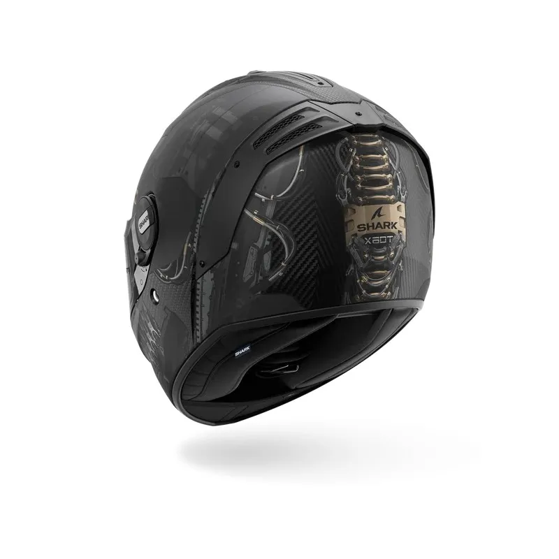 SHARK casque moto intégral SPARTAN RS CARBON XBOT carbone / anthracite / bronze