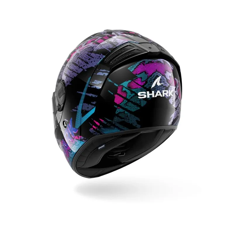 SHARK integral motorcycle helmet SPARTAN RS FIBRE SPARTAN RS REPTAIA black / blue  / glitter