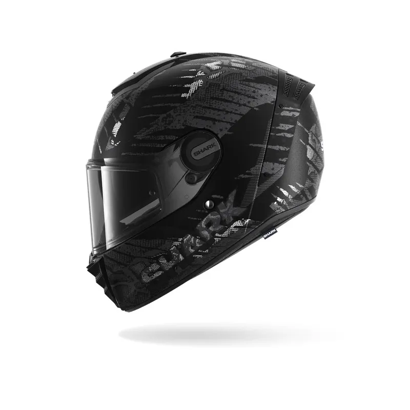 SHARK casque moto intégral SPARTAN RS FIBRE SPARTAN RS REPTAIA noir mat / anthracite