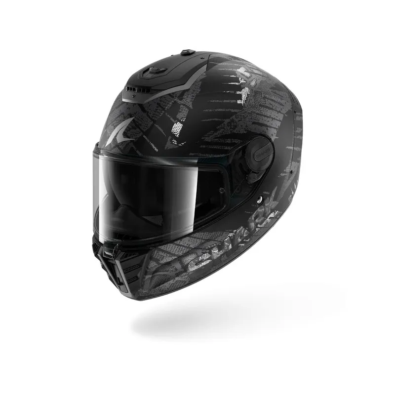 SHARK casque moto intégral SPARTAN RS FIBRE SPARTAN RS REPTAIA noir mat / anthracite