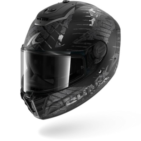 SHARK casque moto intégral SPARTAN RS FIBRE SPARTAN RS REPTAIA noir mat / anthracite