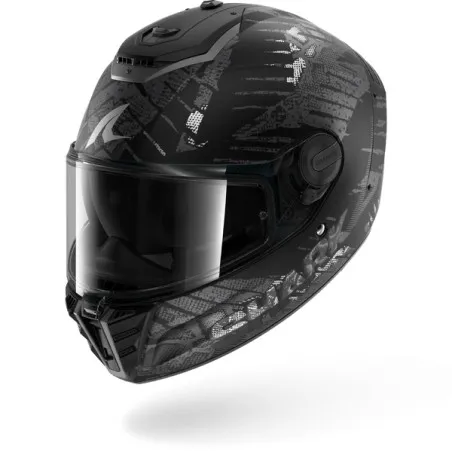 SHARK casque moto intégral SPARTAN RS FIBRE SPARTAN RS REPTAIA noir mat / anthracite