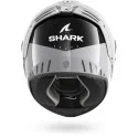 SHARK integral motorcycle helmet SPARTAN RS SPEED-TECH silver / white / black