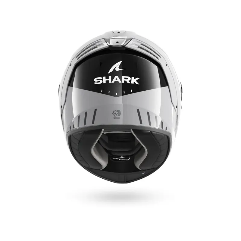 SHARK integral motorcycle helmet SPARTAN RS SPEED-TECH silver / white / black