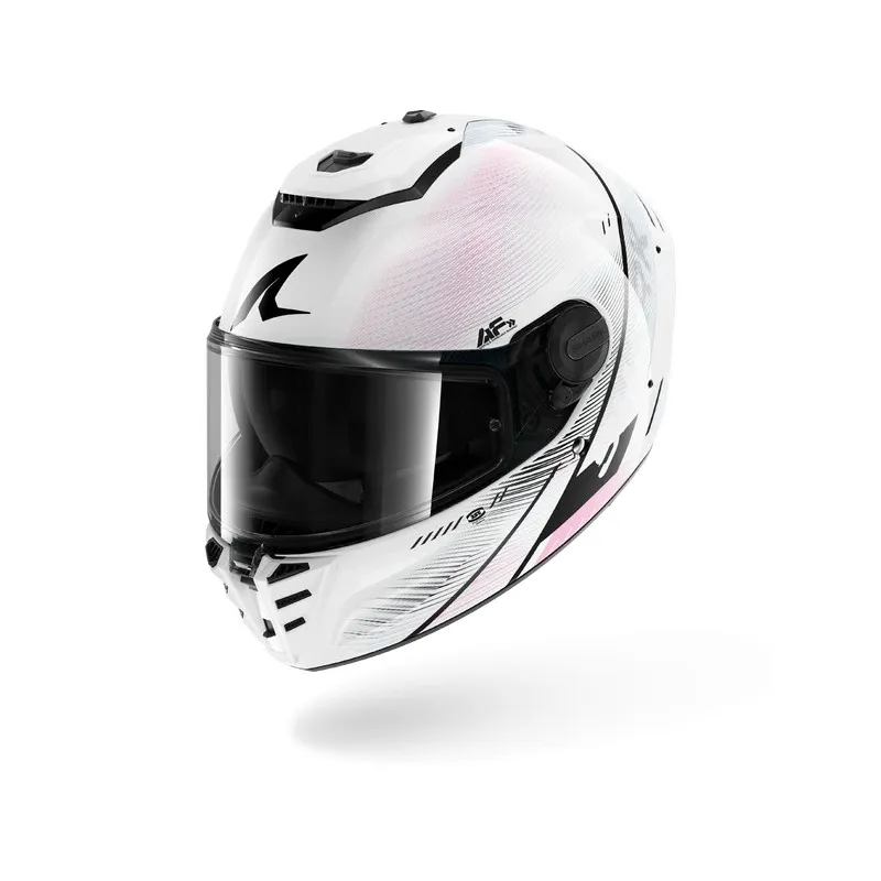 SHARK integral motorcycle helmet SPARTAN RS SPEED-TECH white / purple / black