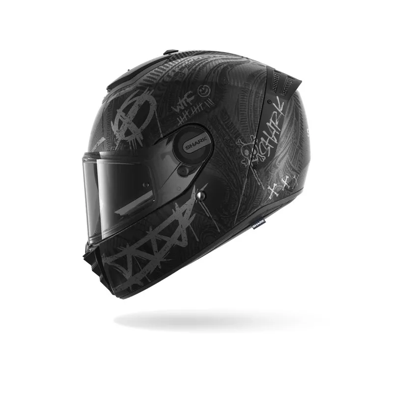 SHARK casque moto intégral SPARTAN RS SHIEVER carbone / noir mat / anthracite