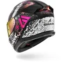 SHARK casque moto intégral SKWAL i3 HELLCAT noir mat / chrome / violet