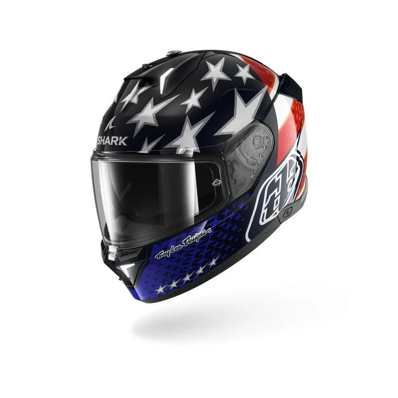 SHARK casque moto intégral SKWAL i3 US  FLAG bleu / rouge / blanc