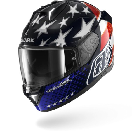 SHARK integral motorcycle helmet SKWAL i3 US  FLAG blue / red / white