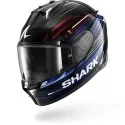 SHARK integral motorcycle helmet SKWAL i3 LIGHT-BLUR black / red / blue