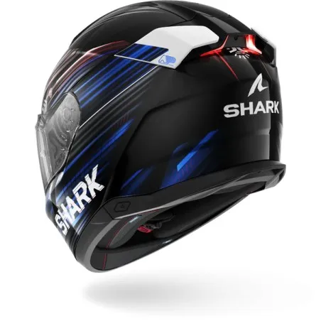 SHARK integral motorcycle helmet SKWAL i3 LIGHT-BLUR black / red / blue