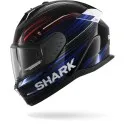 SHARK integral motorcycle helmet SKWAL i3 LIGHT-BLUR black / red / blue