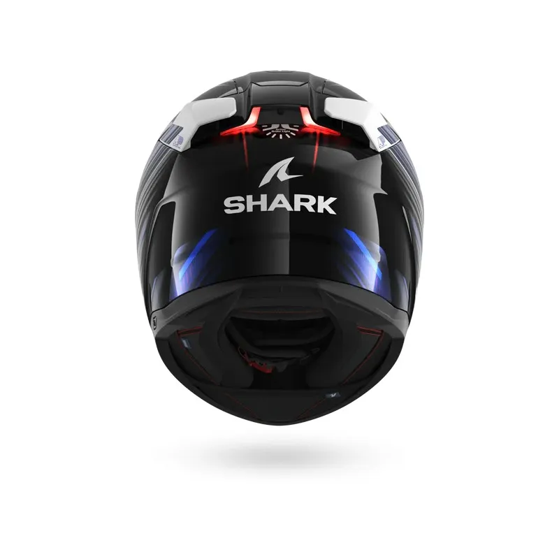 SHARK integral motorcycle helmet SKWAL i3 LIGHT-BLUR black / red / blue