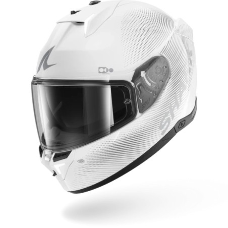 SHARK casque moto intégral SKWAL i3 SP LYNE blanc / argent