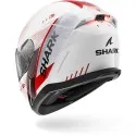 SHARK integral motorcycle helmet SKWAL i3 SPEED-TECH white / red / black