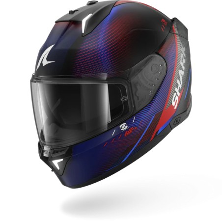 SHARK casque moto intégral SKWAL i3 SPEED-TECH noir mat / rouge / noir