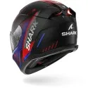 SHARK casque moto intégral SKWAL i3 SPEED-TECH noir mat / rouge / noir