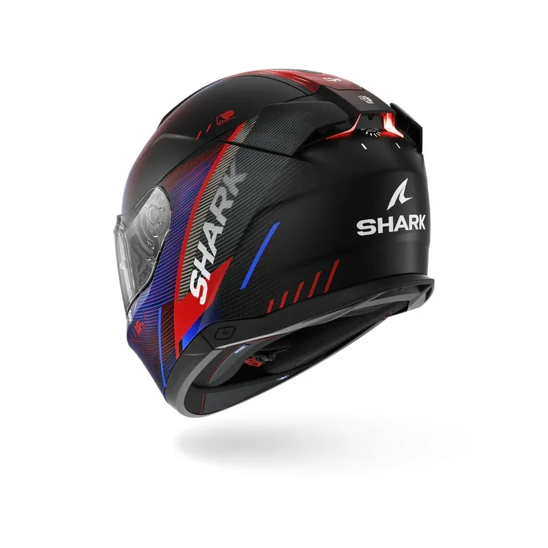 SHARK casque moto intégral SKWAL i3 SPEED-TECH noir mat / rouge / noir