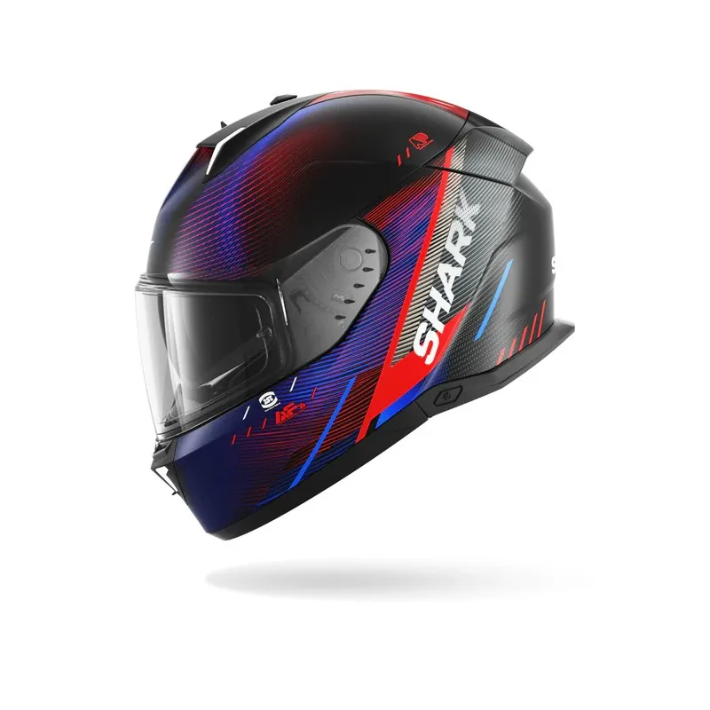 SHARK casque moto intégral SKWAL i3 SPEED-TECH noir mat / rouge / noir