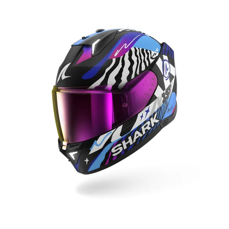 SHARK integral motorcycle helmet SKWAL i3 SPEED-FANCY black / white / blue