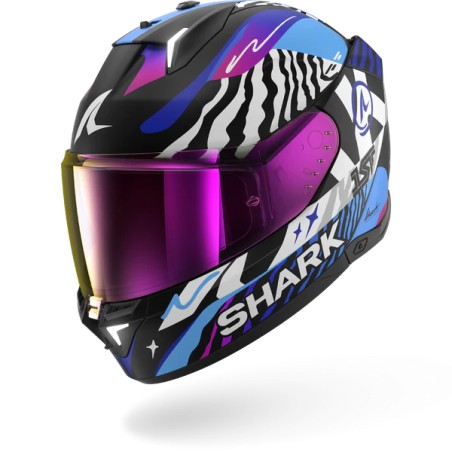 SHARK casque moto intégral SKWAL i3 SPEED-FANCY noir / blanc / bleu