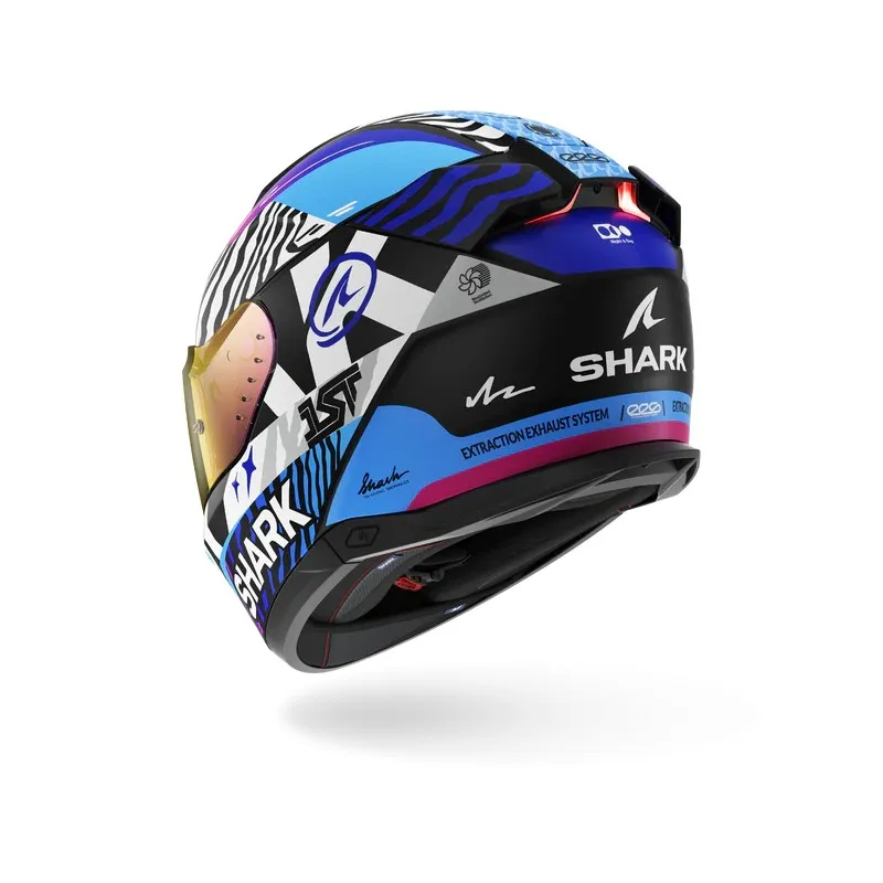 SHARK casque moto intégral SKWAL i3 SPEED-FANCY noir / blanc / bleu