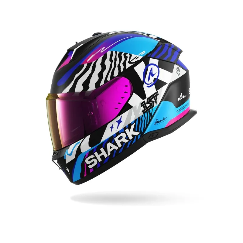 SHARK integral motorcycle helmet SKWAL i3 SPEED-FANCY black / white / blue