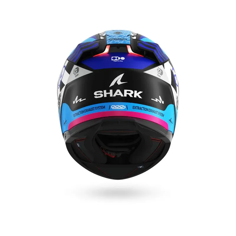 SHARK integral motorcycle helmet SKWAL i3 SPEED-FANCY black / white / blue