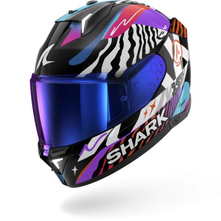 SHARK integral motorcycle helmet SKWAL i3 SPEED-FANCY black / white / orange