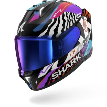 SHARK integral motorcycle helmet SKWAL i3 SPEED-FANCY black / white / orange