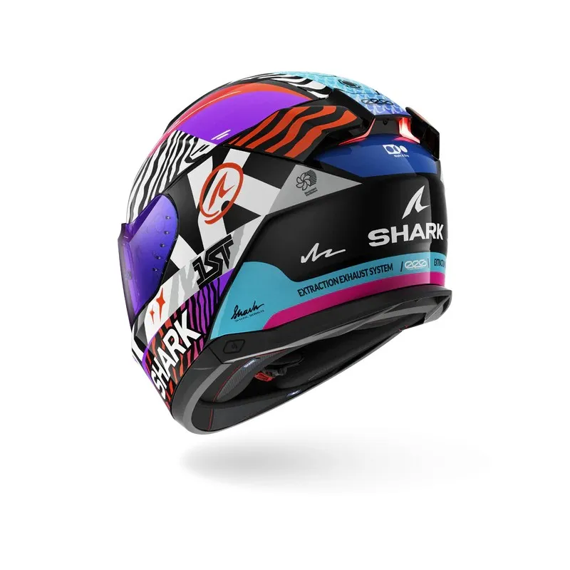 SHARK casque moto intégral SKWAL i3 SPEED-FANCY noir / blanc / orange