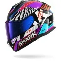 SHARK integral motorcycle helmet SKWAL i3 SPEED-FANCY black / white / orange