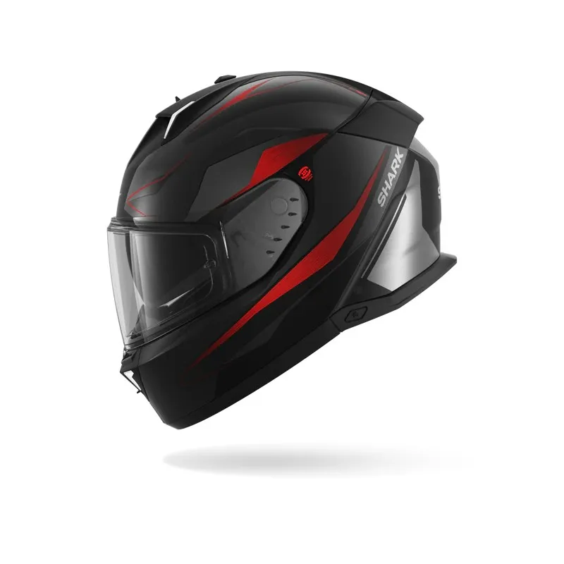 SHARK integral motorcycle helmet SKWAL i3 MEKARIUM matt black / anthracite / red