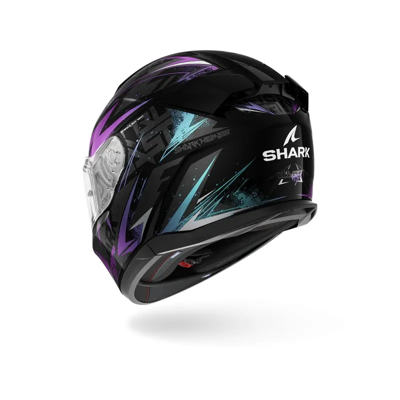 SHARK casque moto intégral D-SKWAL 3 BLAST-R noir / vert / pailleté