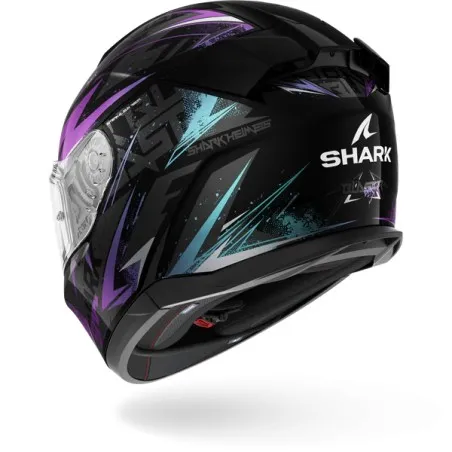 SHARK casque moto intégral D-SKWAL 3 BLAST-R noir / vert / pailleté