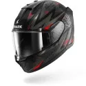 SHARK integral motorcycle helmet D-SKWAL 3 BLAST-R matt black / anthracite / red