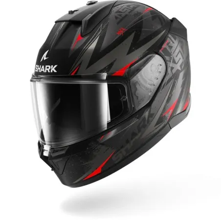 SHARK casque moto intégral D-SKWAL 3 BLAST-R noir mat / anthracite / rouge