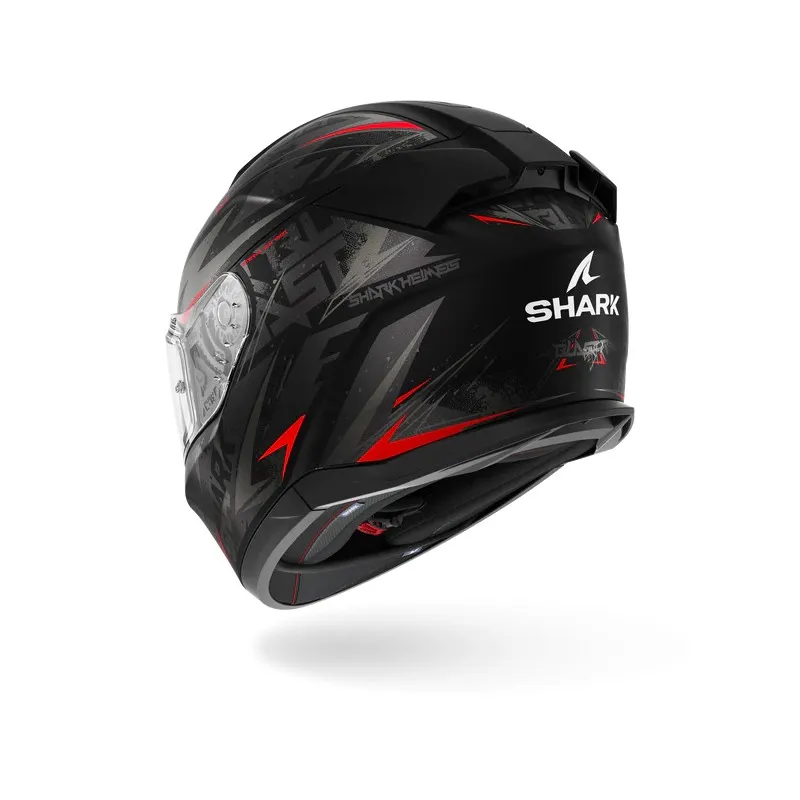 SHARK casque moto intégral D-SKWAL 3 BLAST-R noir mat / anthracite / rouge