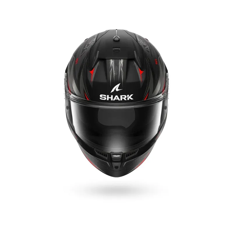 SHARK integral motorcycle helmet D-SKWAL 3 BLAST-R matt black / anthracite / red