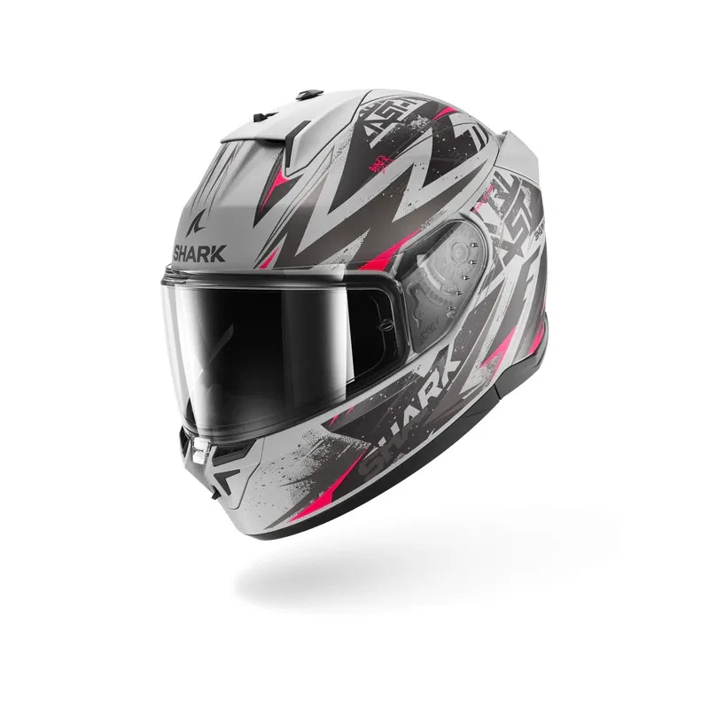 SHARK casque moto intégral D-SKWAL 3 BLAST-R noir mat / argent / violet