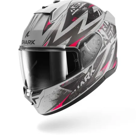 SHARK casque moto intégral D-SKWAL 3 BLAST-R noir mat / argent / violet
