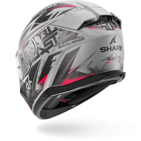 SHARK casque moto intégral D-SKWAL 3 BLAST-R noir mat / argent / violet
