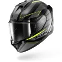 SHARK casque moto intégral D-SKWAL 3 SIZLER noir / anthracite / jaune
