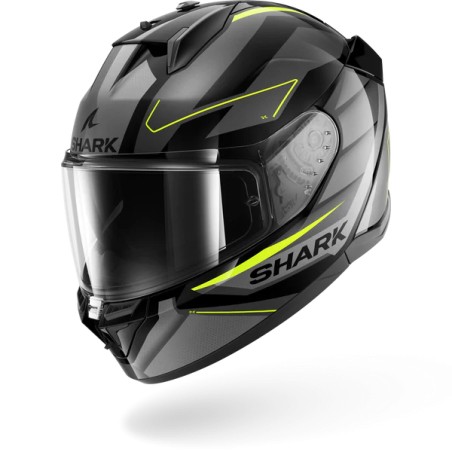 SHARK casque moto intégral D-SKWAL 3 SIZLER noir / anthracite / jaune