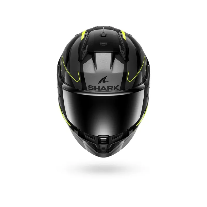 SHARK integral motorcycle helmet D-SKWAL 3 SIZLER black / anthracite / yellow