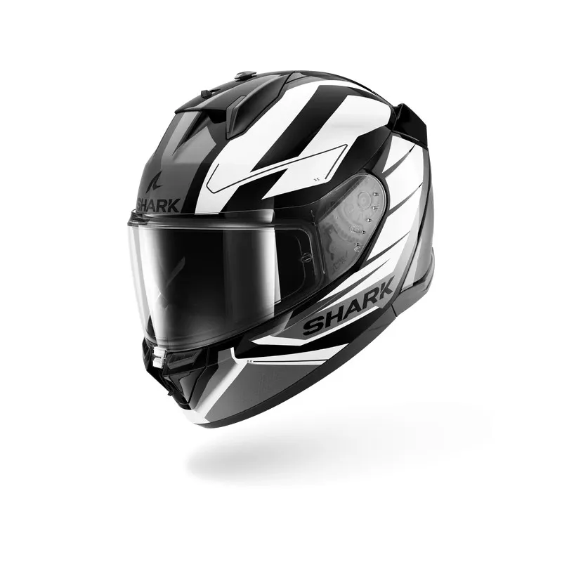 SHARK integral motorcycle helmet D-SKWAL 3 SIZLER black / white / anthracite