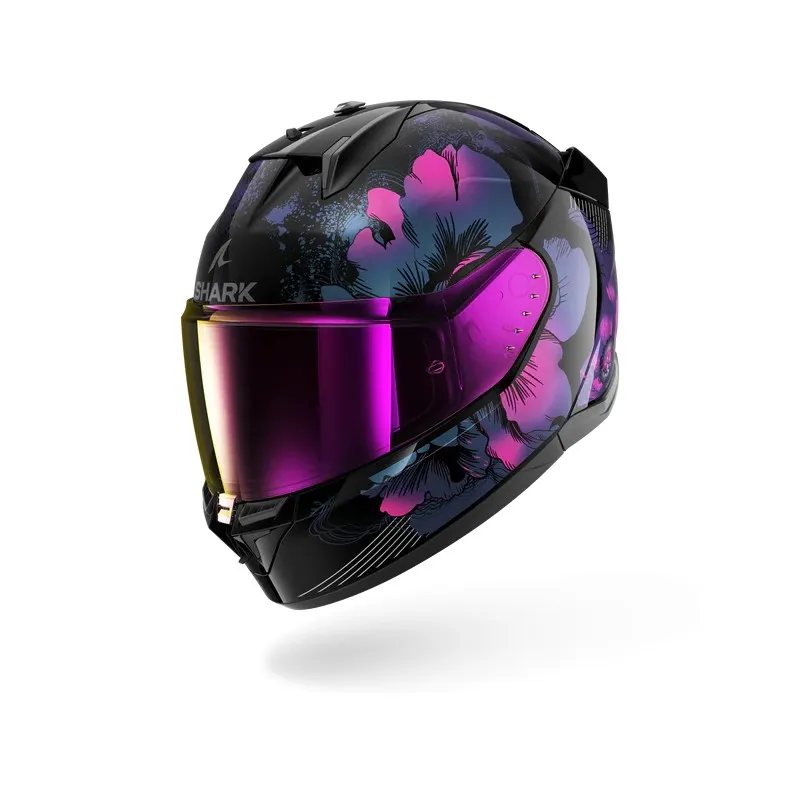 SHARK integral motorcycle helmet D-SKWAL 3 MAYFER black / purple / glitter