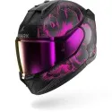 SHARK casque moto intégral D-SKWAL 3 MAYFER noir mat / violet / anthracite