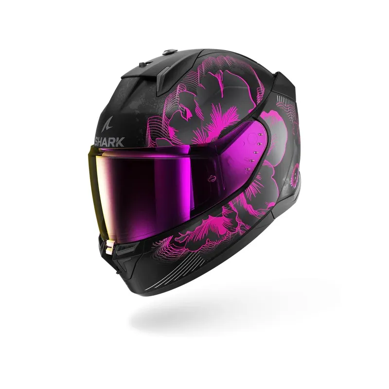 SHARK integral motorcycle helmet D-SKWAL 3 MAYFER matt black / purple / anthracite